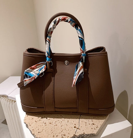 Scarf Tote Hand Bucket Bag