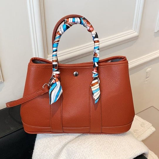Scarf Tote Hand Bucket Bag