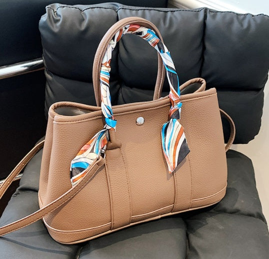 Scarf Tote Hand Bucket Bag