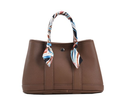 Scarf Tote Hand Bucket Bag