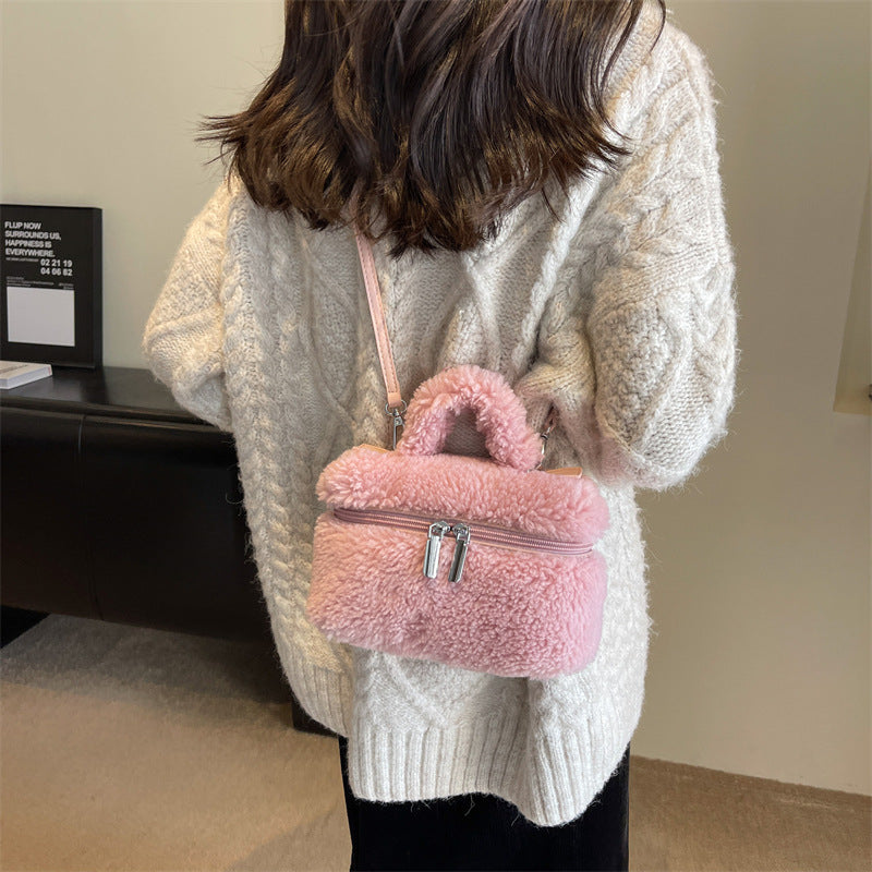 Plush Crossbody Bag