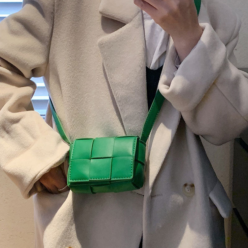 Woven Small Shoulder Bag