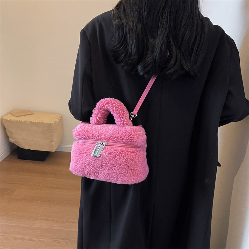 Plush Crossbody Bag