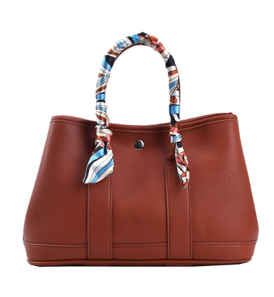 Scarf Tote Hand Bucket Bag