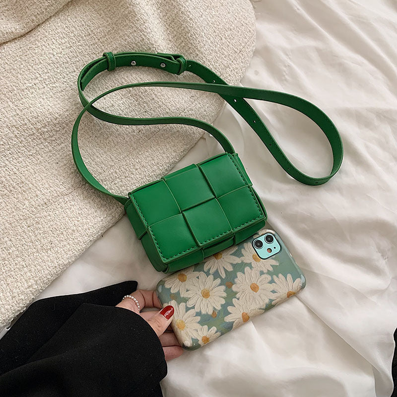 Woven Small Shoulder Bag