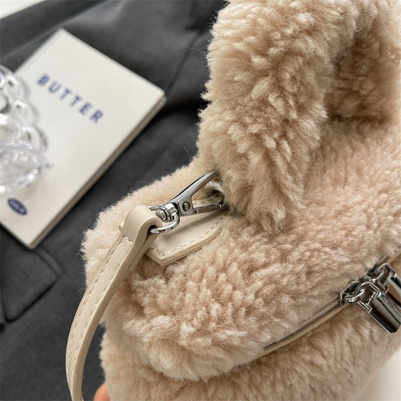 Plush Crossbody Bag