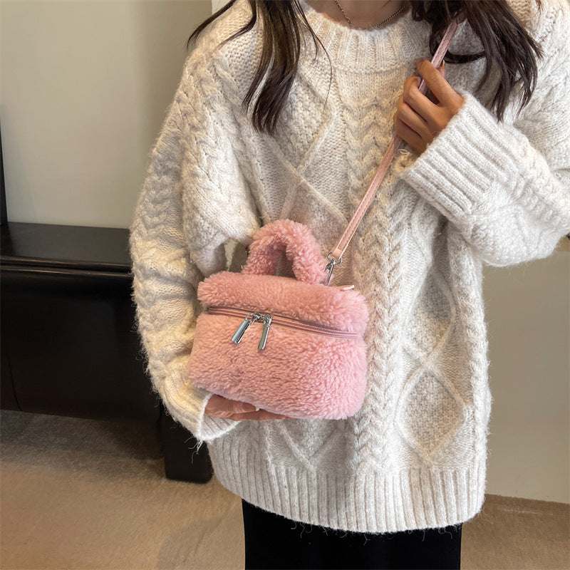 Plush Crossbody Bag