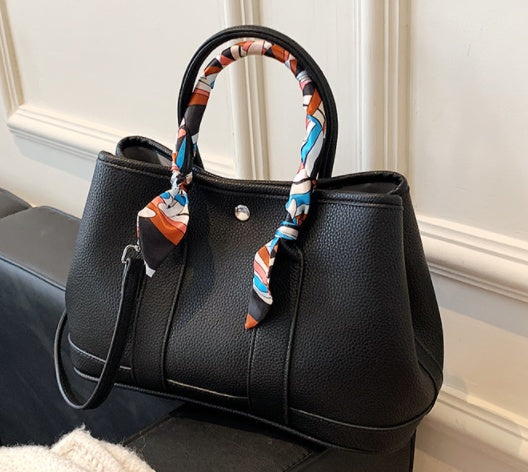 Scarf Tote Hand Bucket Bag