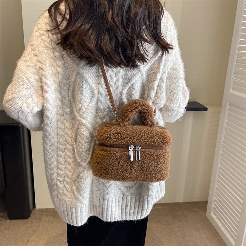Plush Crossbody Bag