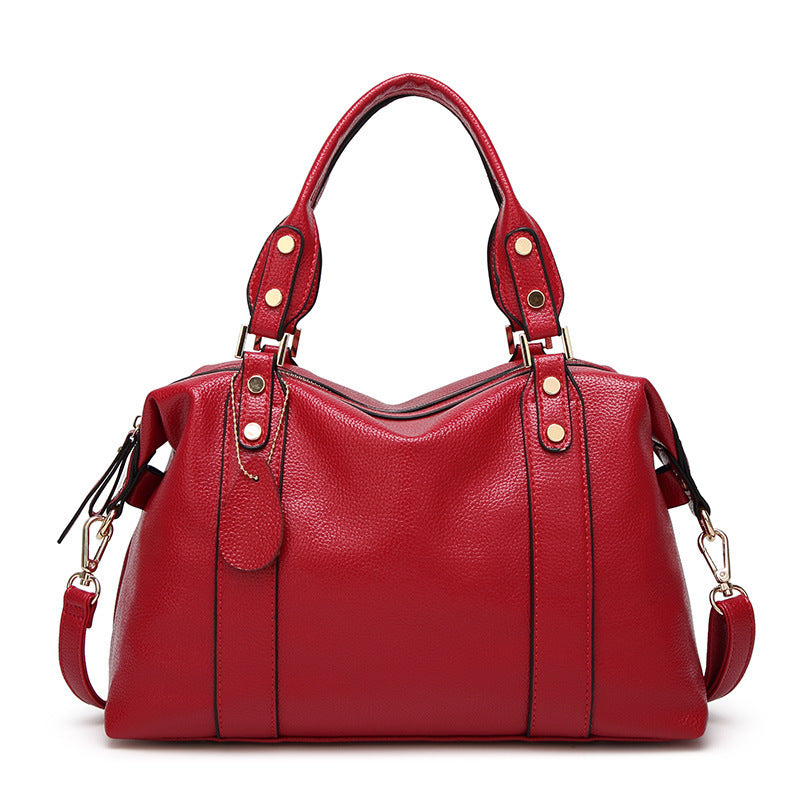 Vegan Leather Shoulder Bag